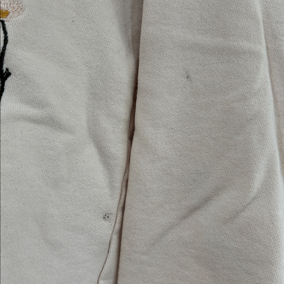 Madewell Botanical Embroidered Bell-Sleeve Sweatshirt Women's Size Small - Picture 5 of 6